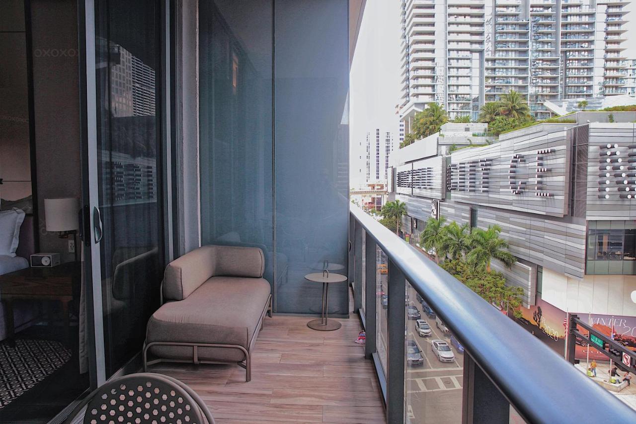Aluna Lux Suites at SLS Lux Brickell Building Miami Exterior foto