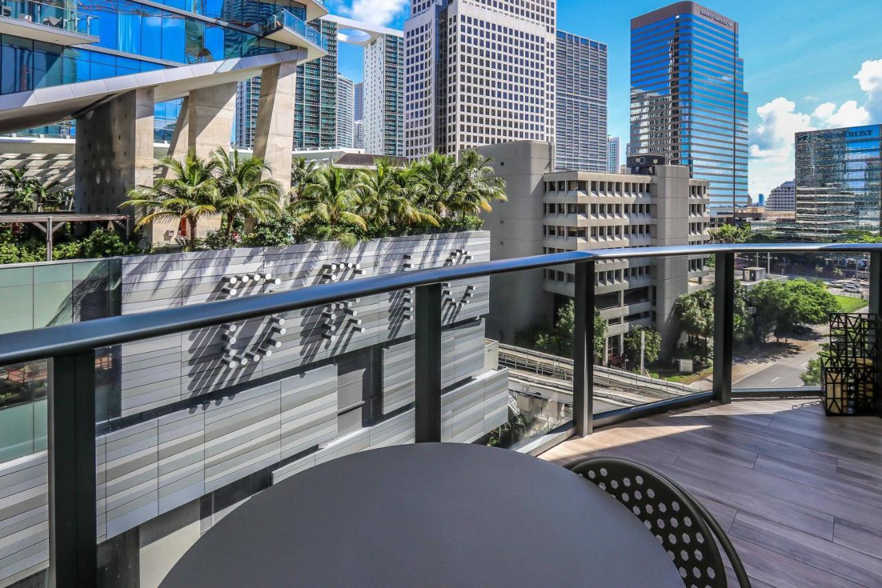 Aluna Lux Suites at SLS Lux Brickell Building Miami Exterior foto